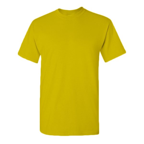 Tricou clasic CONFORT marimea M galben bumbac 155g/mp ENERGO