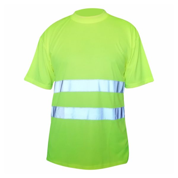 Tricou clasic VISIBILITY marimea XXL galben reflectorizant poliester ENERGO