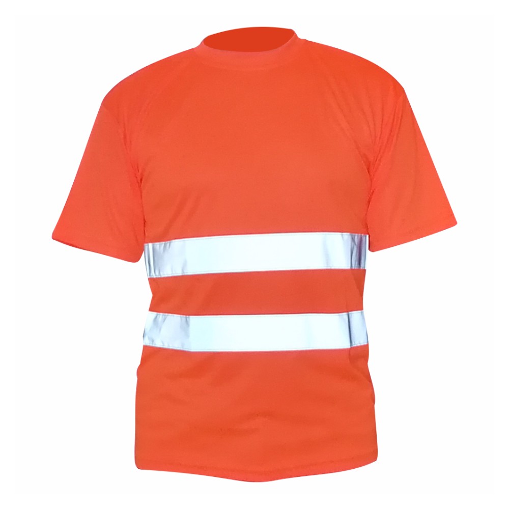 4120306_tricou-clasic-reflectorizant-traffic-portocaliu-energo-1-2 Tricou clasic VISIBILITY marimea L portocaliu reflectorizant poliester ENERGO - imagine 1