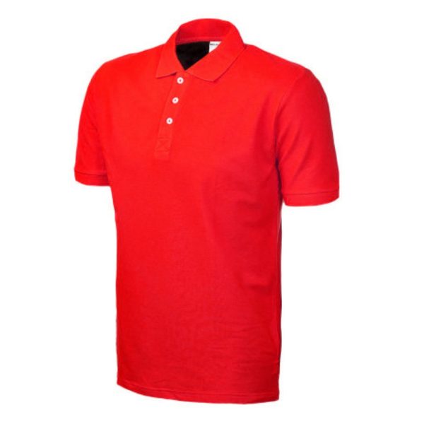 Tricou polo CONFORT marimea S rosu bumbac 190g/mp ENERGO