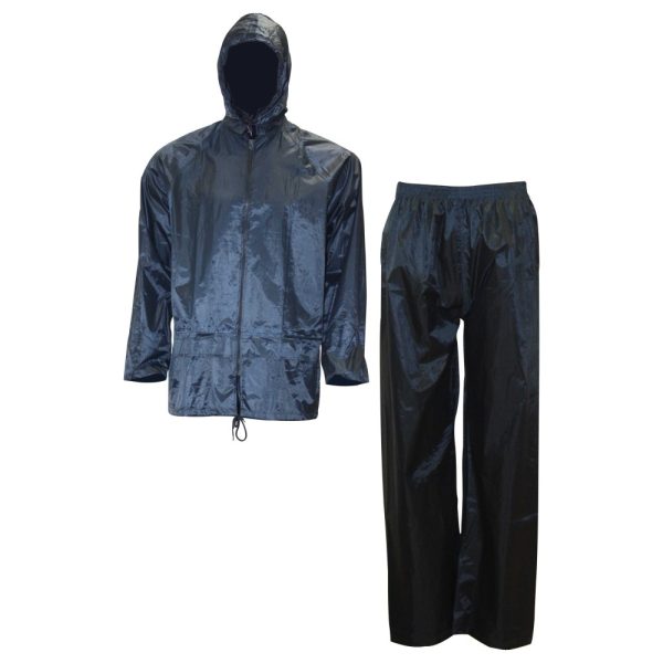 Costum impermeabil ATLANTIS marimea XXXL din PVC/poliester bleumarin ENERGO