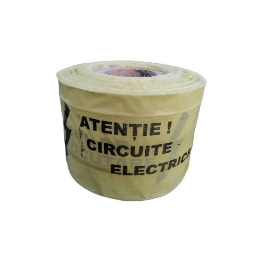 4120602_banda-avertizare-energo-341250-1 Banda avertizare CABLE ALERT neadeziva polietilena galbena latime 150mm L-250m pentru avertizare cabluri electrice ENERGO - imagine 1