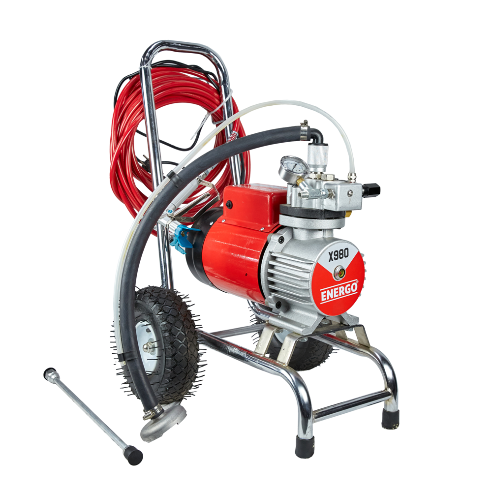 5_0_500980_1_1 Pompa vopsit airless X980 cu membrana debit 3.6L/min Pmax 210 bari 1500W 230V ENERGO - imagine 1