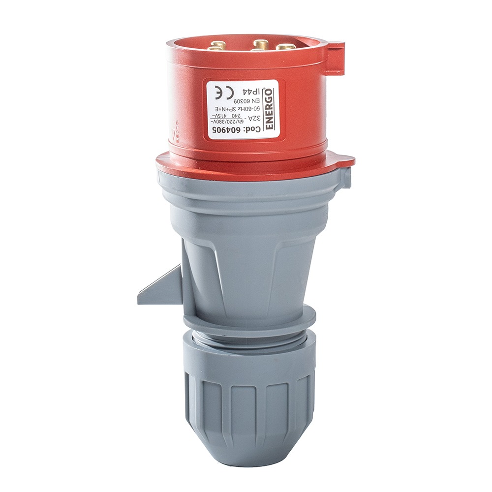 604905_1_ Stecher ST32 cu montaj pe cablu poli 3P+N+E capacitate 32A grad protectie IP44 400V ENERGO - imagine 1
