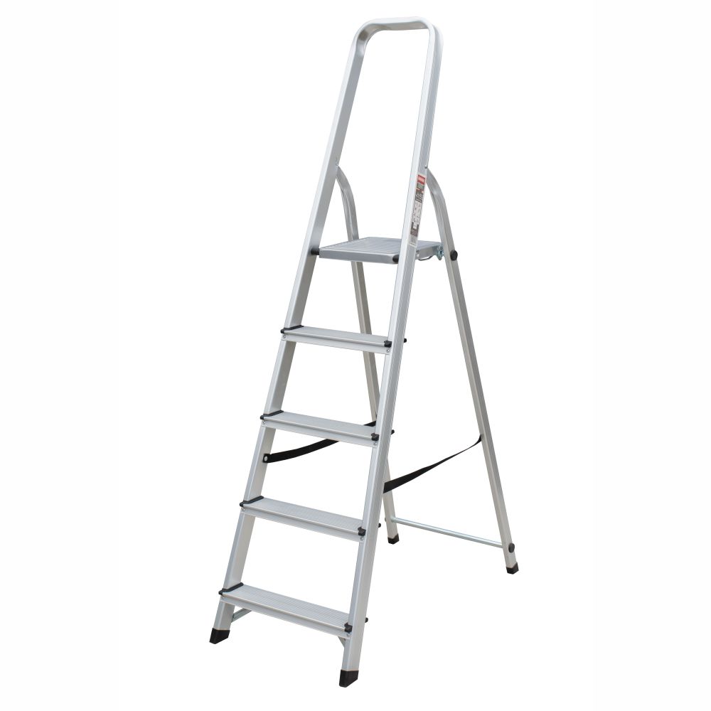915200_2_ Scara tip biblioteca cu platforma SB 4+1 trepte H-1.00m Aluminiu ENERGO - imagine 1