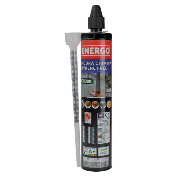 Ancora chimica ACS 300 ml tub coaxial din vynil ester styrene free hybrid ENERGO