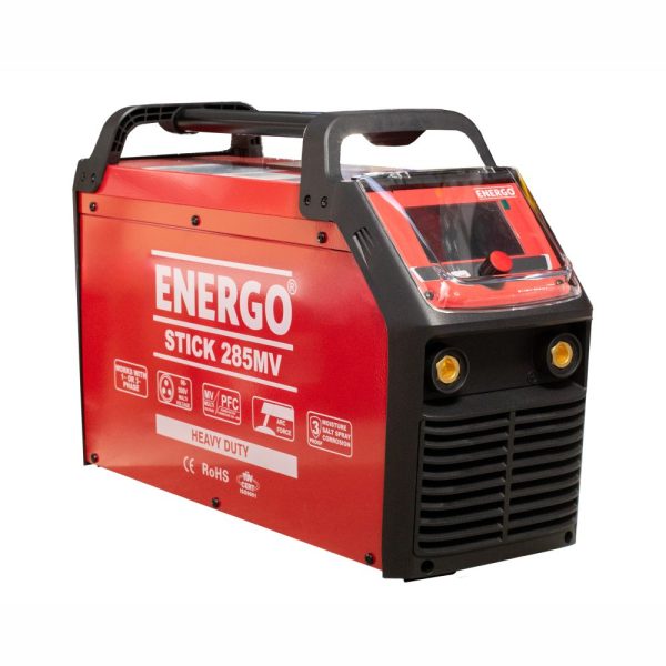 Aparat sudura cu electrod STICK 285MV functie TIG-LIFT randament 200A/60% 230V sau 285A/60% 400V cu accesorii ENERGO