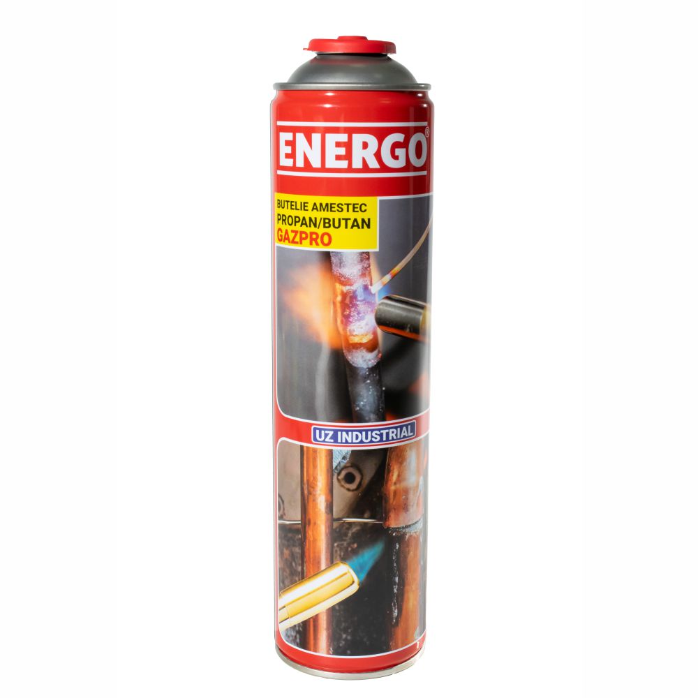 butelie-gaz-energo-230716-1 Rezerva gaz propan/butan GAZPRO prindere 7/16" cu filet exterior 336 grame 600ml ENERGO - imagine 1