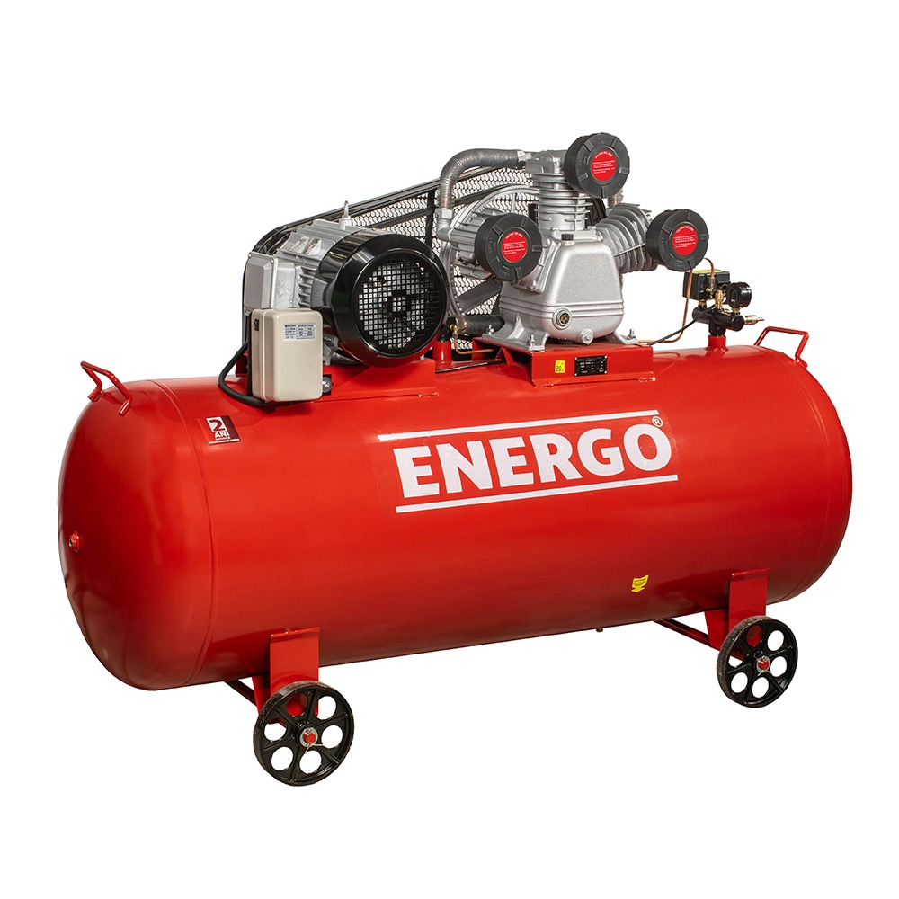 compresor-cu-piston-energo-209900-1 Compresor cu piston CP 500/950 debit aer refulat 950L/min P-10 bari volum vas 500L 7.4kW 400V ENERGO - imagine 1