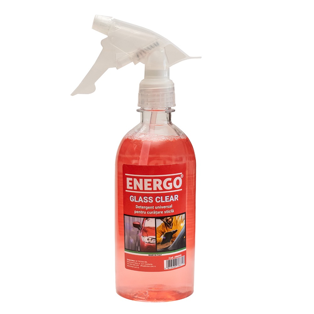 detergent-energo-496055-1_1 Detergent universal GLASS CLEAR concentrat pentru curatare sticla plexiglas inox la bidon 0.5L ENERGO - imagine 1