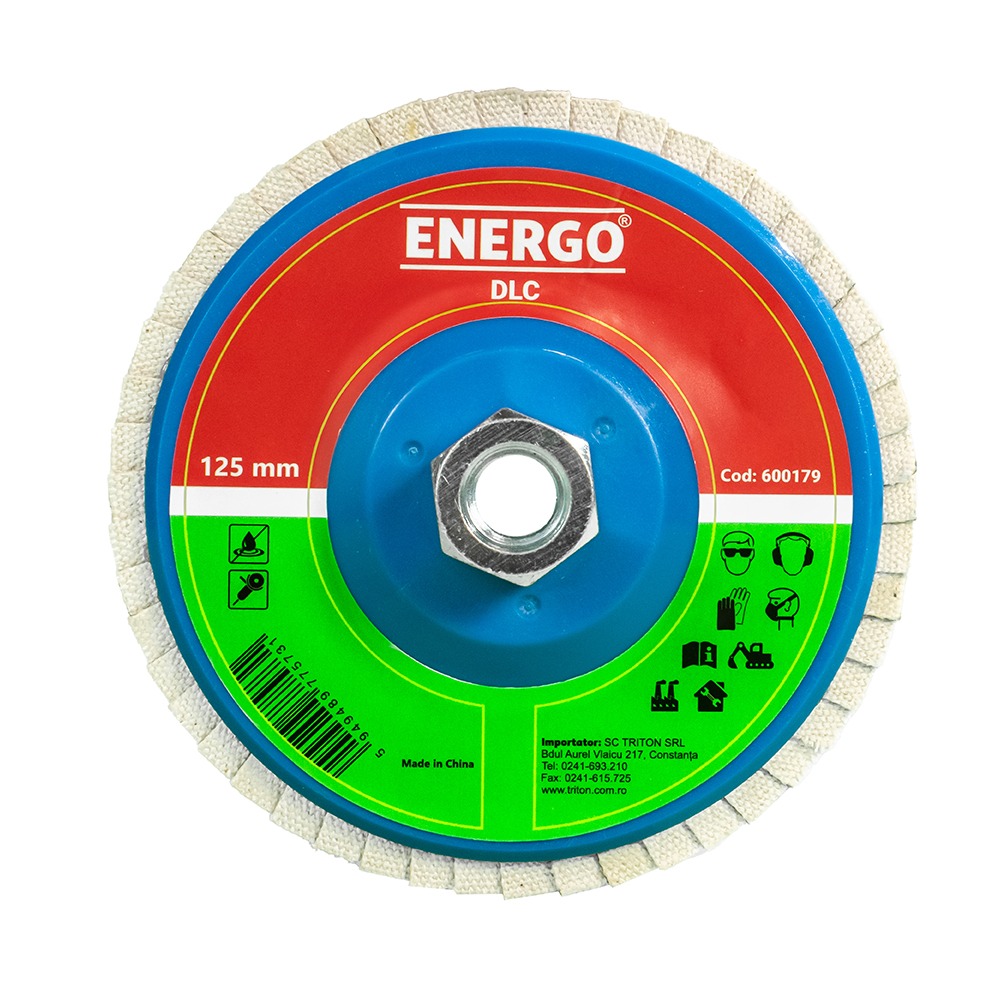 disc-diamantat-taiere-energo-600179-1 Disc diamantat lamelar DLC 125mm M14 granulatie R 60 gresie faianta portelan ENERGO - imagine 1