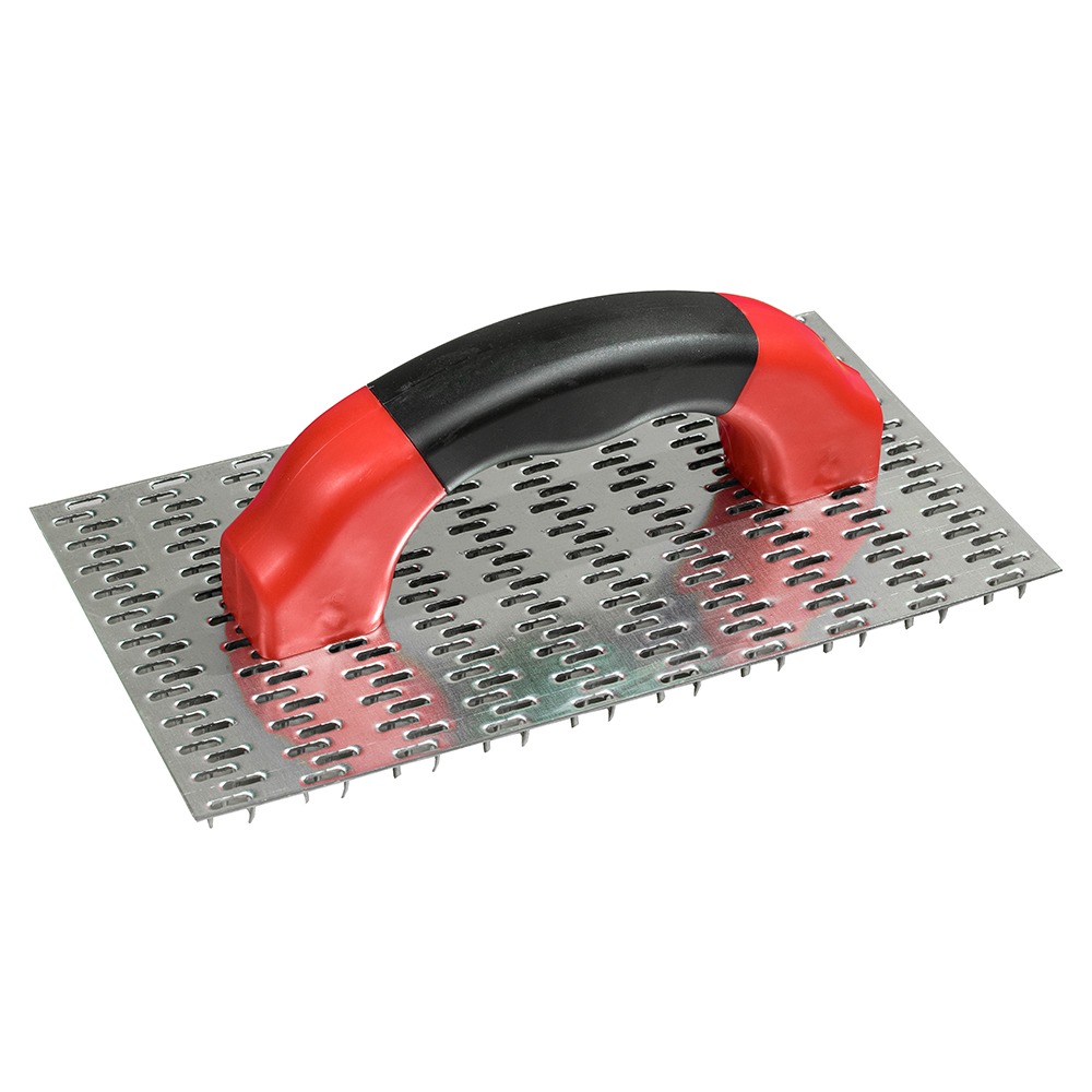 drisca-energo-409250-1 Drisca razuitor DR250 cu lama otel 250x140mm 240 pinteni cu maner ergonomic pentru tencuiala ENERGO - imagine 1