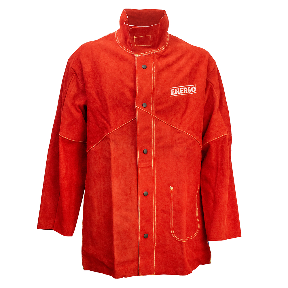 jacheta-protectie-sudor-energo-120700-1 Jacheta protectie sudor cu spate textil WELDER PRO marimea L spalt bovina cu Kevlar in 3 fire ENERGO - imagine 1
