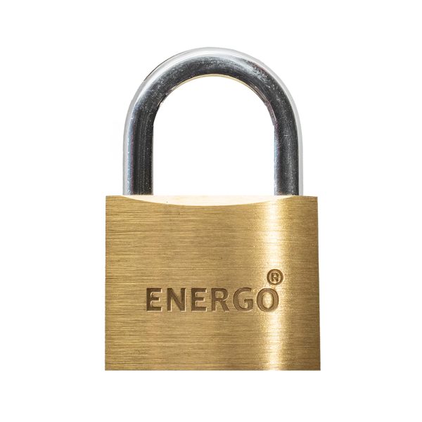 Lacat din alama LockGuard 40 mm Dia-6.3 mm 3 chei alama ENERGO