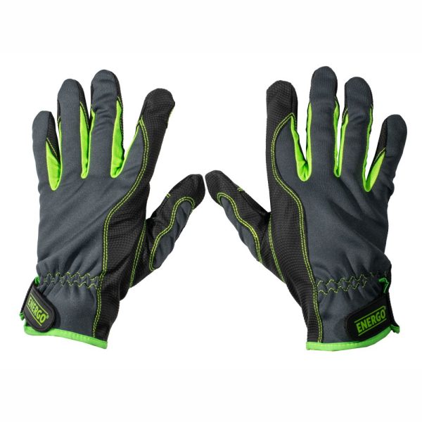 Manusi protectie mecanica PREMIUM WORKER marimea 9 din poliuretan EVA manseta velcro si touchscreen ENERGO