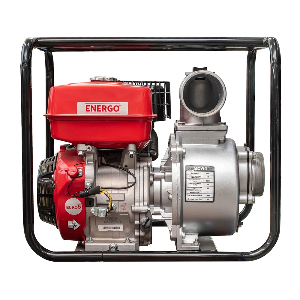 motopompa-apa-curata-energo-630100-4 Motopompa apa curata MCW4 debit 1600L/min H refulare 30mCA h aspiratie 8m conexiune 4"x4" benzina start manual ENERGO - imagine 1