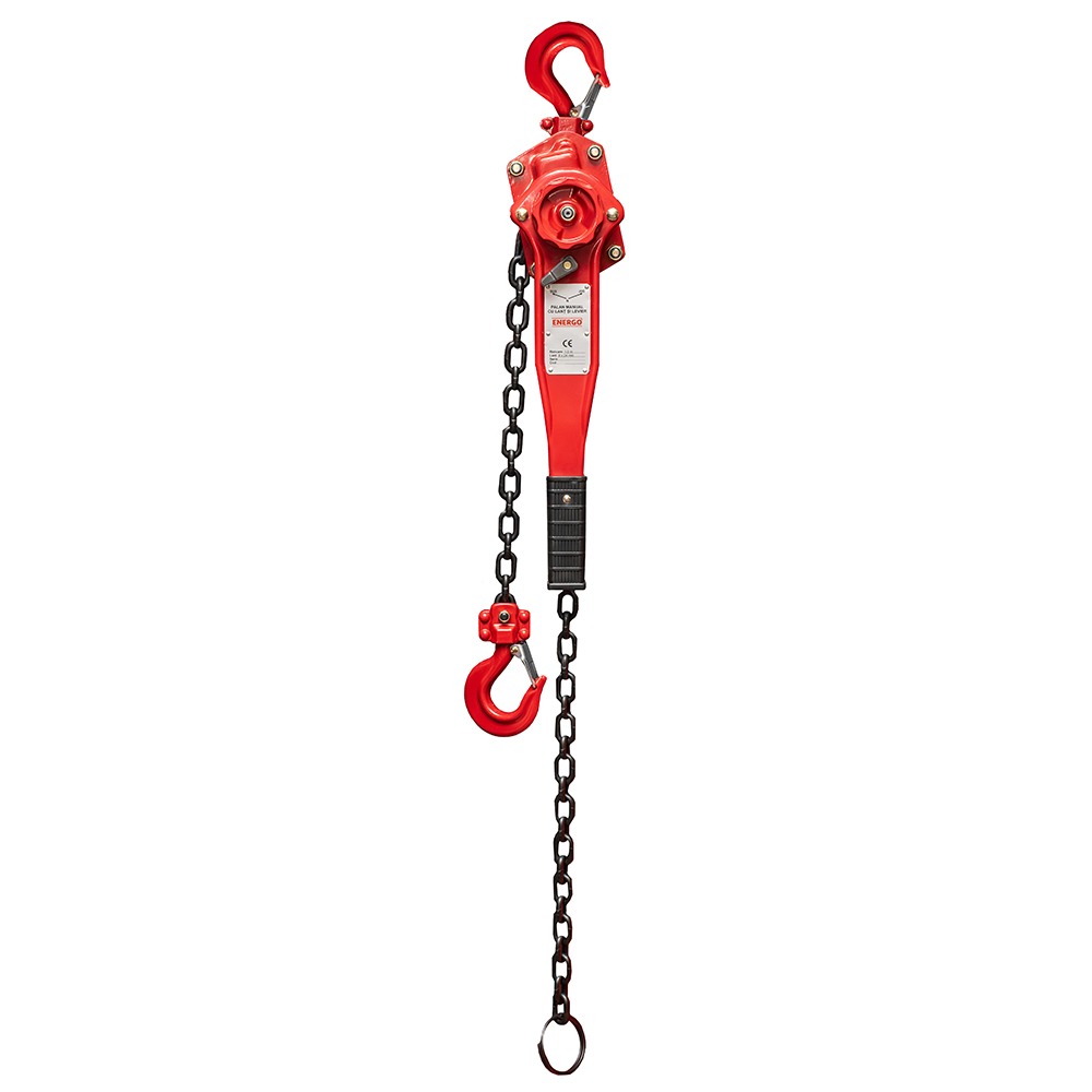 palan-manual-cu-lant-energo-503015-1 PALAN MANUAL CU LANT SI LEVIER 3 T 1.5 M ENERGO - imagine 1