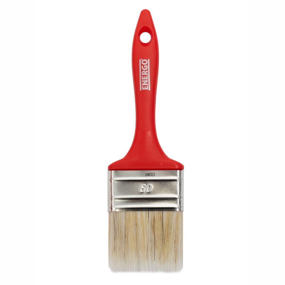 pensula-lata-energo-726750-1 Pensula lata PROFI fir mixt 60mm cu maner plastic rosu ENERGO - imagine 1