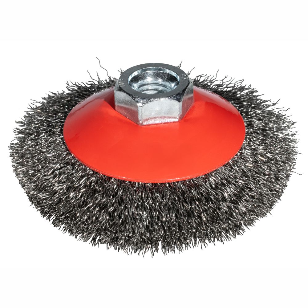 perie-sarma-disc-energo-512362-1 Perie sarma disc INTENSIV D-100mm M14 cu sectiune fir 0.3mm L-20mm g-20mm despletit din inox ENERGO - imagine 1
