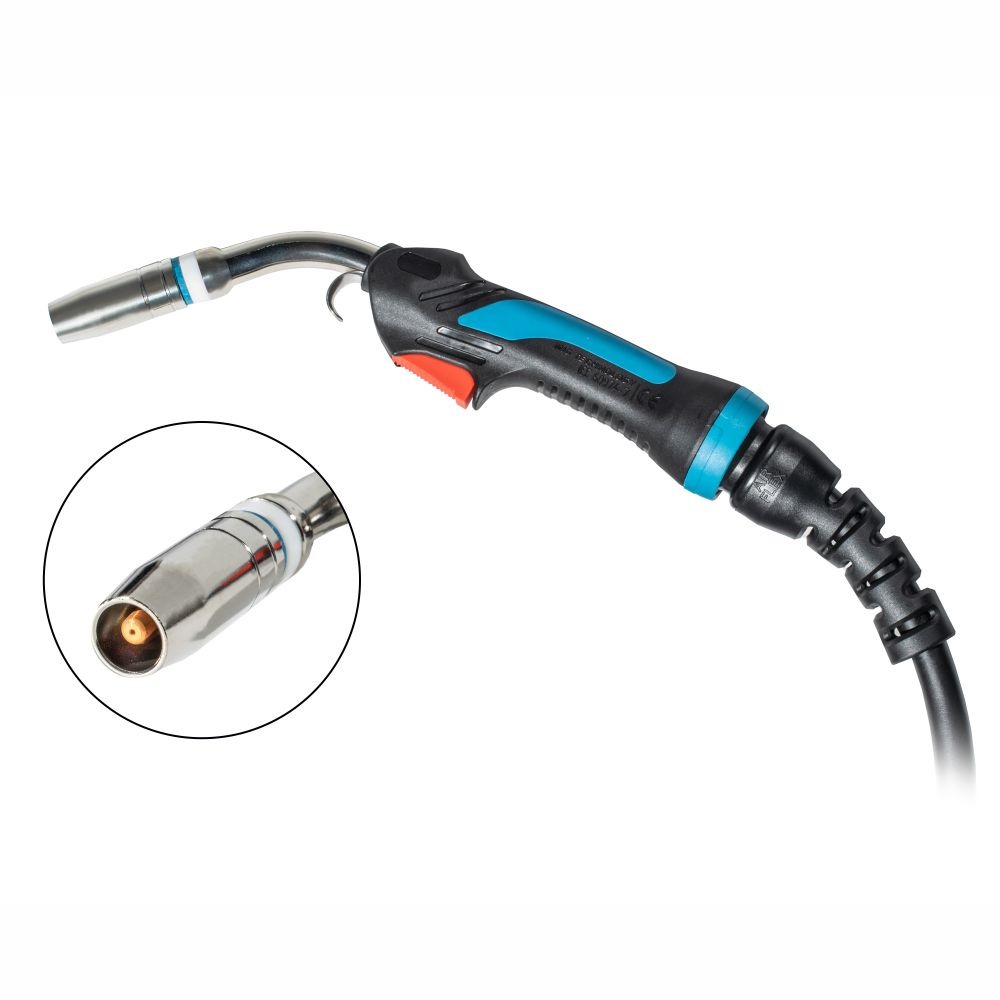 pistolet-sudura-mig-mag-energo-440111-2 Pistolet sudura MIG MAG ROBUST 250 randament 230A/60% L-3.0m racire cu gaz conector Euro ENERGO - imagine 1