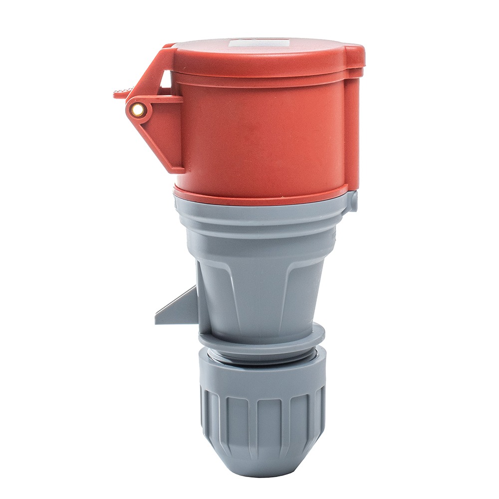 priza-energo-604270-1 Priza PT32 cu montaj pe cablu poli 3P+N+E capacitate 32A grad protectie IP44 400V ENERGO - imagine 1
