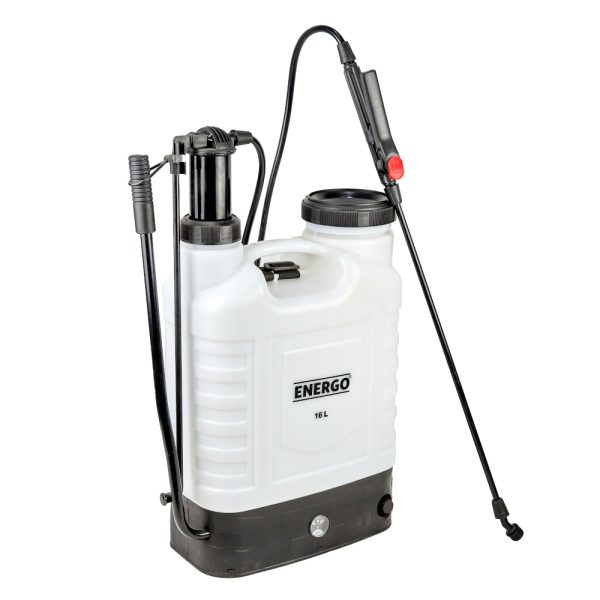 Pulverizator cu acumulator GARDEN MASTER vermorel capacitate 16L pompa/lance plastic P-4.5bari 12V/1x8Ah ENERGO ZZ