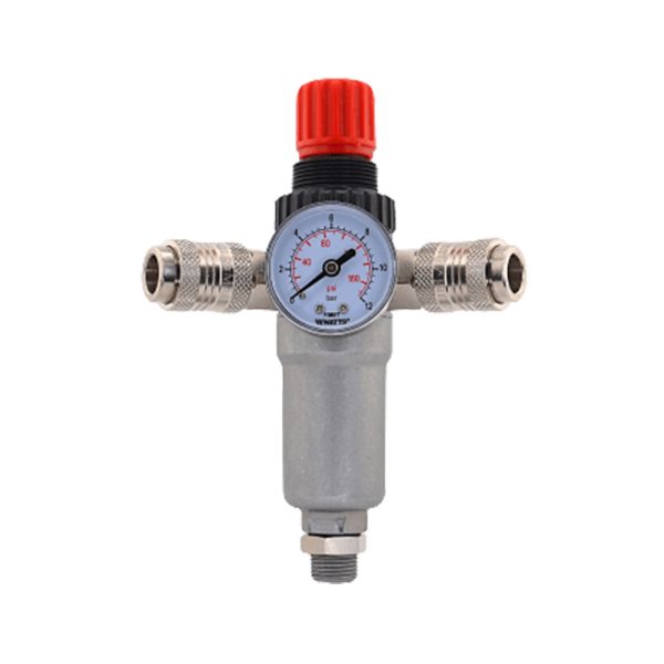 REGULATOR PRESIUNE CU MANOMETRU SI 2 CUPLE 3/8'' 630R ENERGO ZE