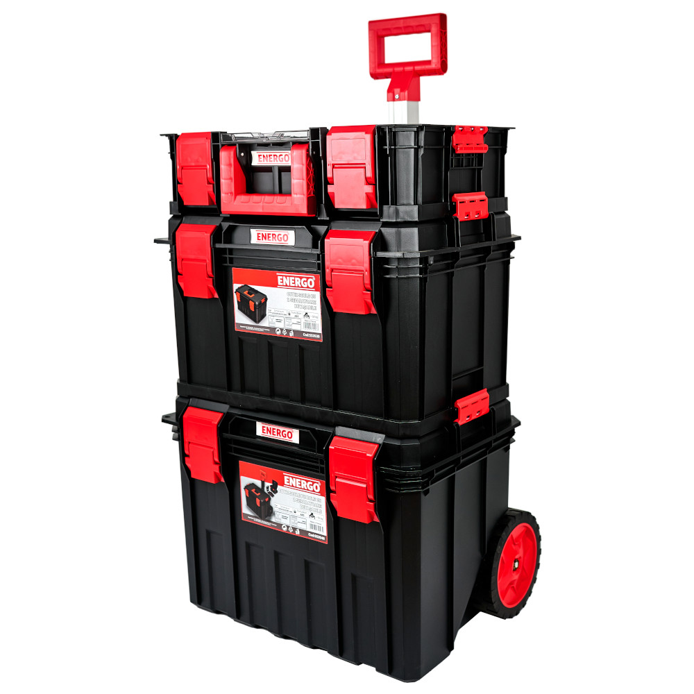 set-cutii-scule-energo-553585-1 Set 3 cutii scule pe role 530x355x825 mm modular 50 Energo - imagine 1