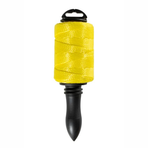 Sfoara zidarie SAZ-E D-1.7mm L-100m polipropilena 5 fire galben rola plastic cu maner rotativ ENERGO