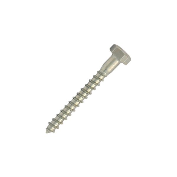 Surub autofiletant lemn SA-CH cap hexagonal SW-8 D-5.0mm L-40mm DIN571 zincat-alb ENERGO ZZ