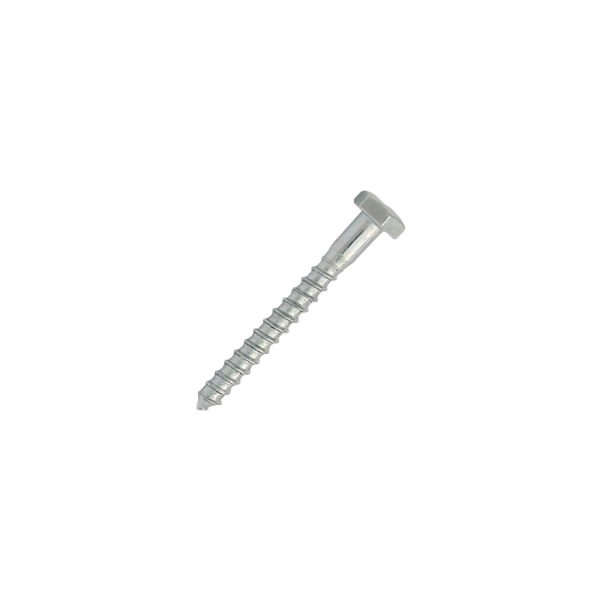 Surub autofiletant lemn SA-CH cap hexagonal SW-11 D-7.0mm L-60mm DIN571 zincat-alb ENERGO ZZ