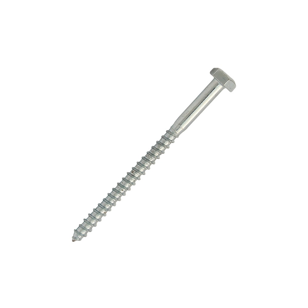 surub-autofiletant-lemn-energo-1082601-1 Surub autofiletant lemn SA-CH cap hexagonal SW-11 D-7.0mm L-100mm DIN571 zincat-alb ENERGO - imagine 1