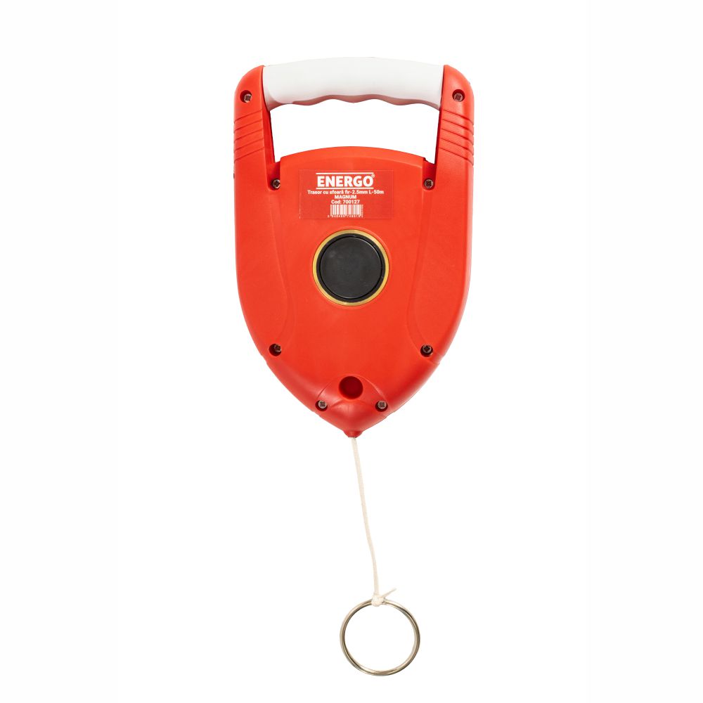 trasor-cu-sfoara-energo-700127-1 Trasor cu sfoara MAGNUM D fir-2.5mm L-50m maner ergonomic carcasa plastic ENERGO - imagine 1