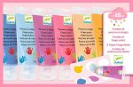 6 culori de pictat cu mana Sweet, Djeco - imagine 2