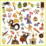Abtibilduri Fantezie medievala, Djeco - imagine 2