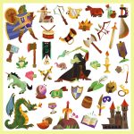 Abtibilduri Fantezie medievala, Djeco - imagine 3