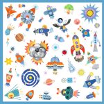 Abtibilduri Interstelar, Djeco - imagine 3