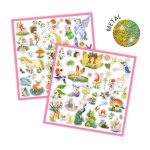 Abtibilduri metalice Fiinte fantastice, Djeco - imagine 5