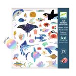 Abtibilduri metalice Ocean, Djeco - imagine 2