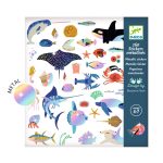 Abtibilduri metalice Ocean, Djeco - imagine 5