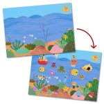 Abtibilduri repozitionabile La mare si la tara, Djeco - imagine 3
