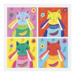 Atelier colaj Pop Art Inspired by Andy Warhol, Djeco - imagine 4