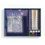 Atelier creativ 10 pentru adulti Pictura pe matase, Djeco - imagine 2