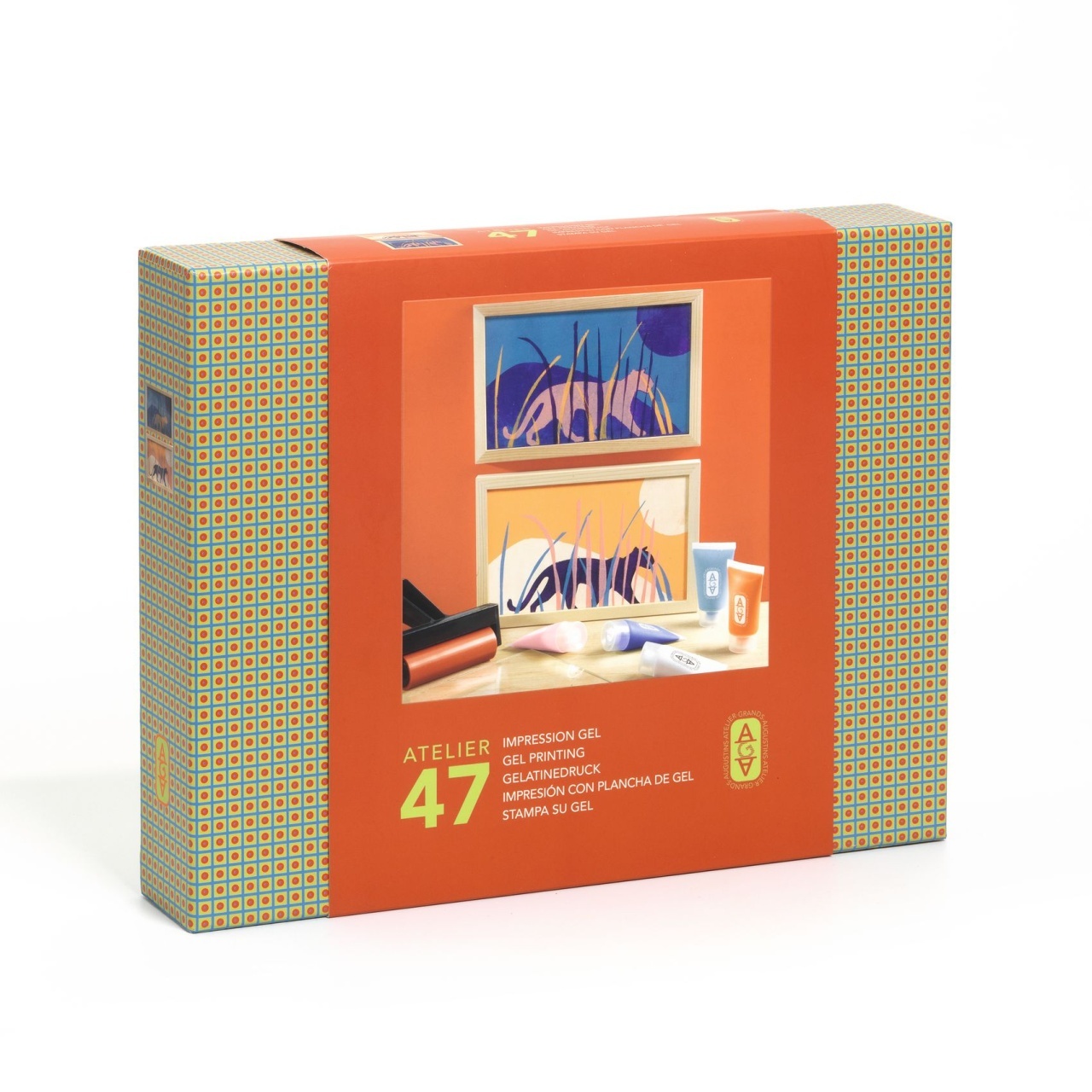 atelier-creativ-47-pentru-adulti-imprimare-pe-gel-djeco100113589 Atelier creativ 47 pentru adulti Imprimare pe gel, Djeco - imagine 1