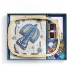 Atelier creativ 59 pentru adulti Broderie cu margele, Djeco - imagine 2