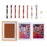 Atelier creativ 64 pentru adulti Goblen si broderie, Djeco - imagine 2