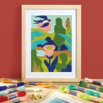 Atelier creativ 65 pentru adulti Goblen si broderie, Djeco - imagine 3