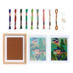 Atelier creativ 65 pentru adulti Goblen si broderie, Djeco - imagine 5
