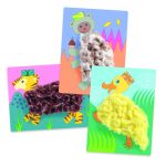 Atelier creativ Animalute cu caciulite, Djeco - imagine 3