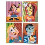 Atelier creativ Cap patrat Inspired by Picasso, Djeco - imagine 4